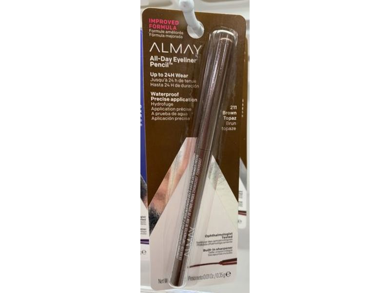 Almay All-Day Eyeliner Pencil, 211 Brown Topaz, 0.01 oz