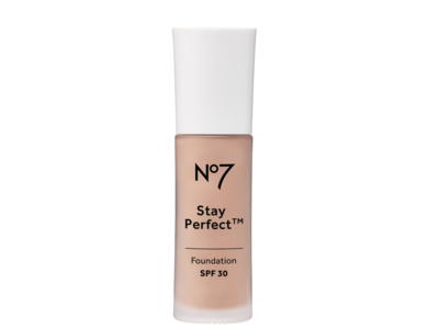 No7 Stay Perfect Foundation, SPF 30, Cool Vanilla, 1 fl oz/30 mL