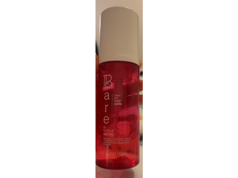 Vogue Williams Bare Clear Tan Water, Dark, 5.07 fl oz/150 mL