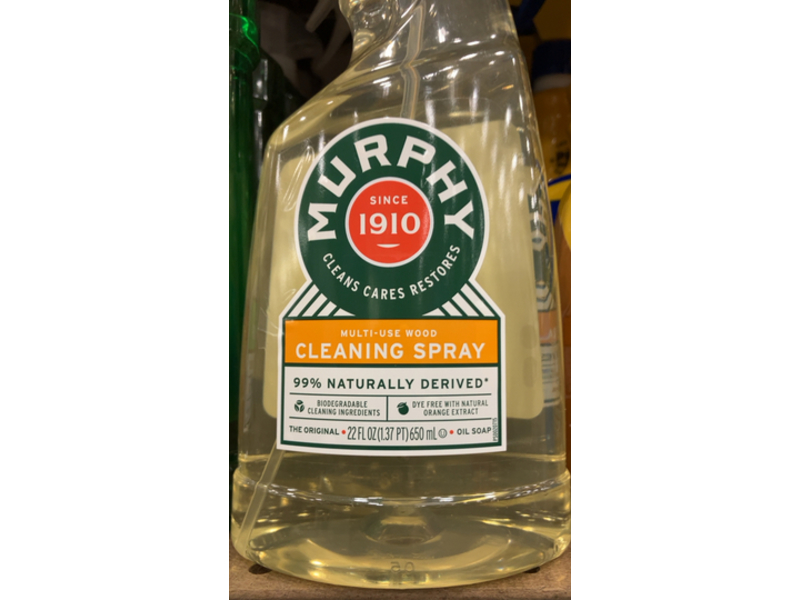 Murphy Multi - Use Wood Cleaning Spray, Orange Extracts, 22 fl oz/650 mL