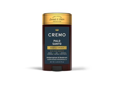 Cremo Antiperspirant & Deodorant, Palo Santo, 2.65 oz/75 g