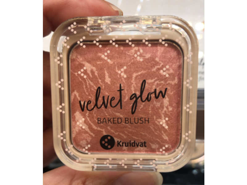 Kruidvat Velvet Glow Baked Blush, 020 Rose Pink, 6 g
