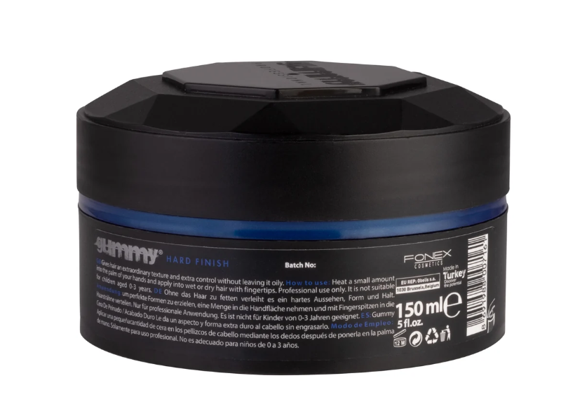 Gummy Fonex Professional Keratin complex Styling Wax, Hard Finish, 5 oz/150 mL