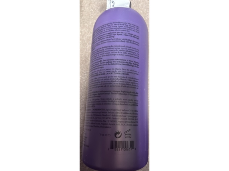 Oligo Blacklight Anti-Yellow Violet Shampoo, 32 fl oz/1 L