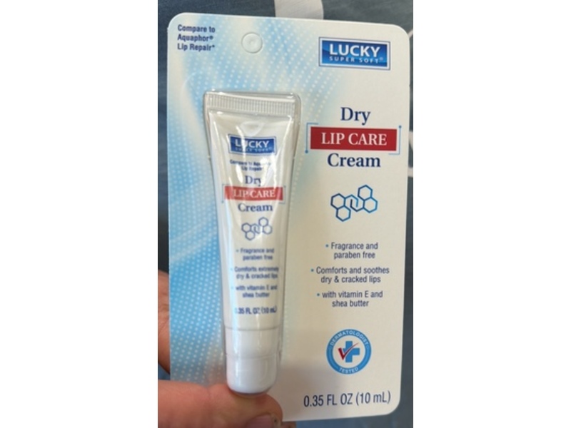 Lucky Dry Lip Care Cream, 0.35 fl oz/10 mL