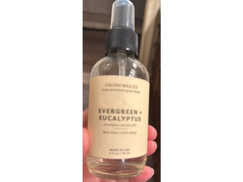 Calyan Wax Co. Room Spray, Evergreen & Eucalyptus, 4 fl oz/115 mL