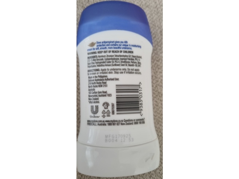 Dove Original 48H Antiperspirant, 40 g