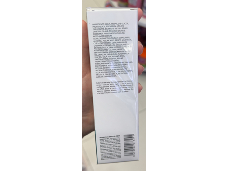 Sesderma Azelac Moisturizing Gel, Azelaic Acid, 1.7 fl oz/50 mL