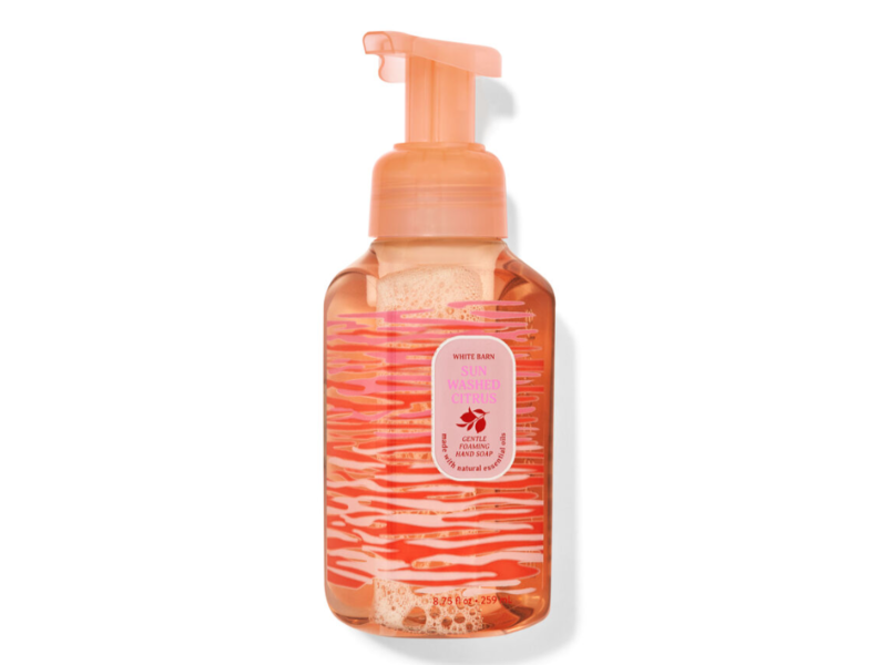 Bath & Body Works White Barn Gentle Foaming Hand Soap, Sun Washed Citrus, 8.75 fl oz/259 mL