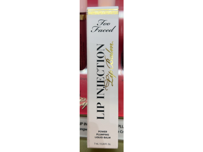 Too Faced Lip Injection Power Plumping Liquid Balm, Pink, 0.24 fl oz/7 mL