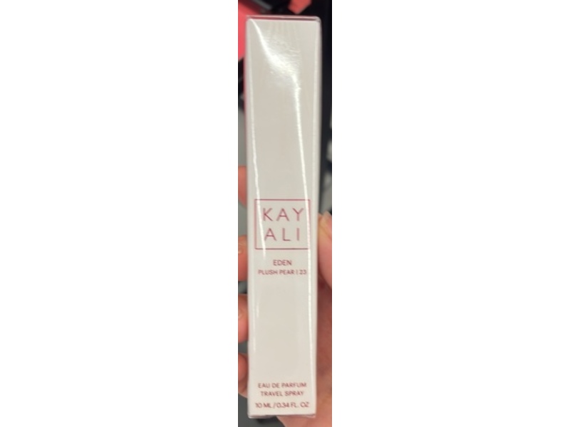 Kayali Eau De Parfum Travel Spray, Eden Plush Pear 23, 0.34 fl oz/10 mL