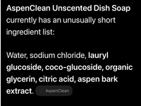 AspenClean Dish Soap, Unscented, 18 fl oz/530 mL - thumbnail 3