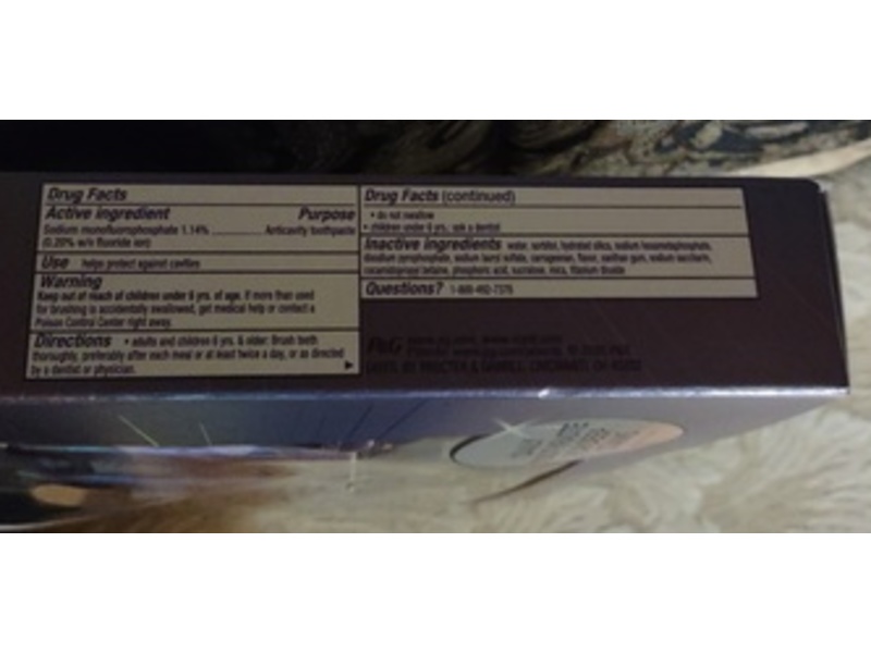 Crest 3D White Brilliance Daily Toothpaste, Deep Stain Remover, 2.1 oz/59 g, Pack Of 4