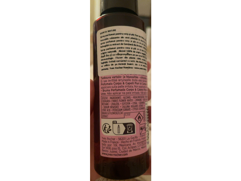 Yves Rocher, Body & Hair Perfumed Mist, Meadow Flowers, 3.3 fl oz/100 mL