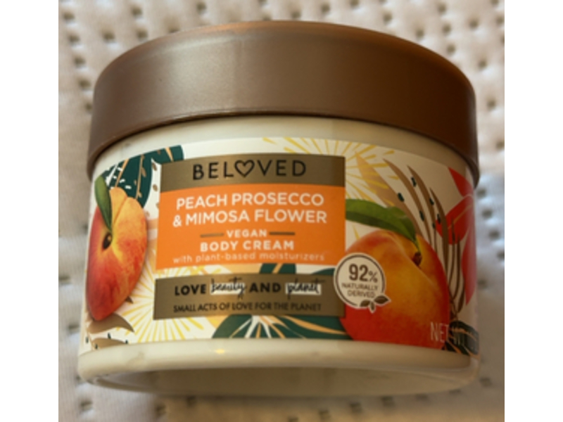 Beloved Body Cream, Peach Prosecco & Mimosa Flower, 10 oz