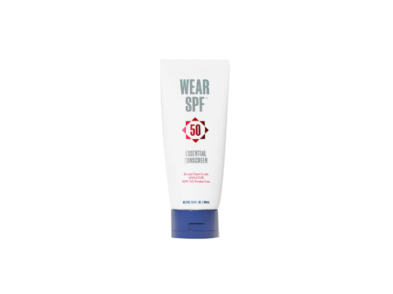 Wearspf Essential Sunscreen, SPF 50, 3.4 fl oz/100 mL