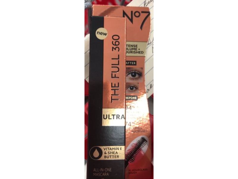 No7 Ultra The Full 360 All-In-One Mascara, Black, 0.33 fl oz/10 mL