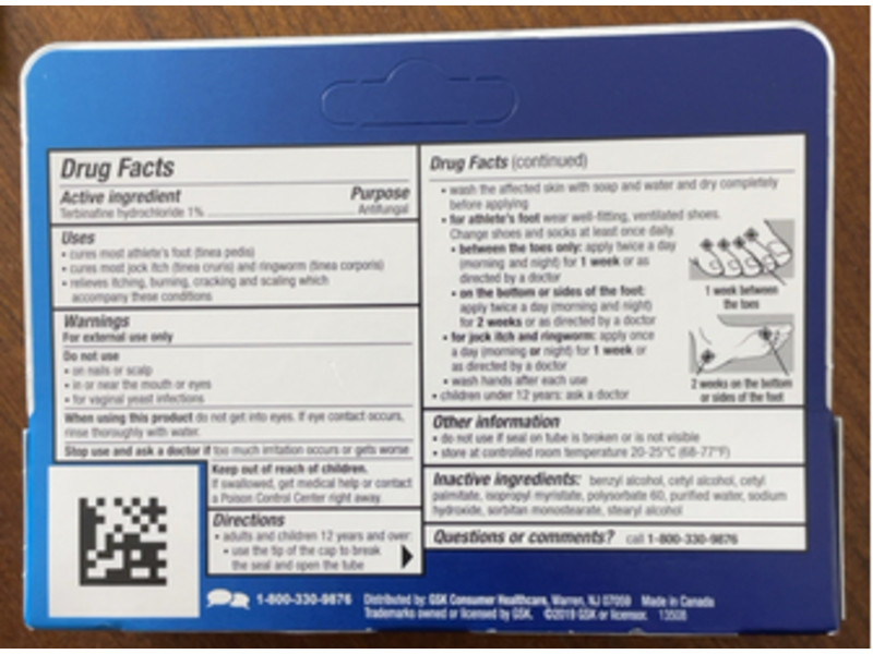 Lamisil Antifungal Cream, Terbinafine Hydrochloride 1%, 1 oz/30 g