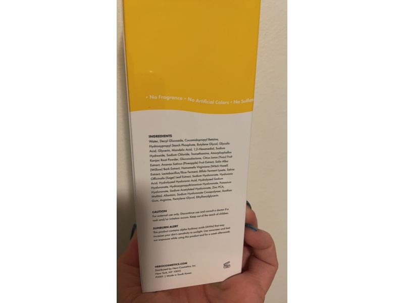 Hero Cosmetics Clear Collective Exfoliating Jelly Cleanser, 5.07 fl oz / 150 ml