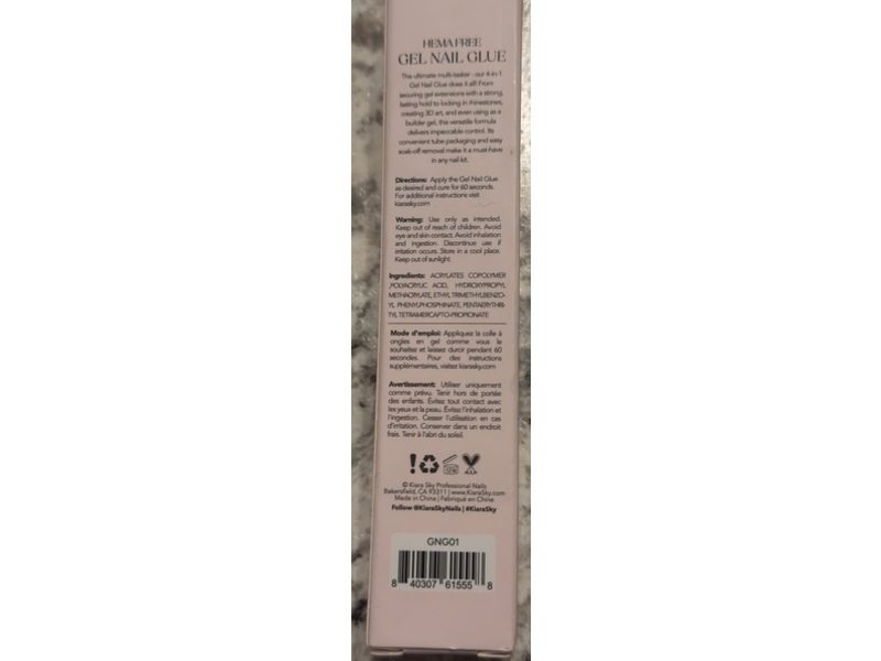 Kiara Sky 4-in-1 Gel Nail Glue, 0.5 fl oz/15 mL