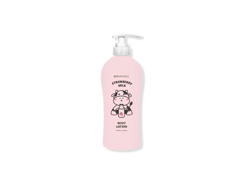 Bonnyhill Body Lotion, Strawberry Milk, 25.36 fl oz/750 mL