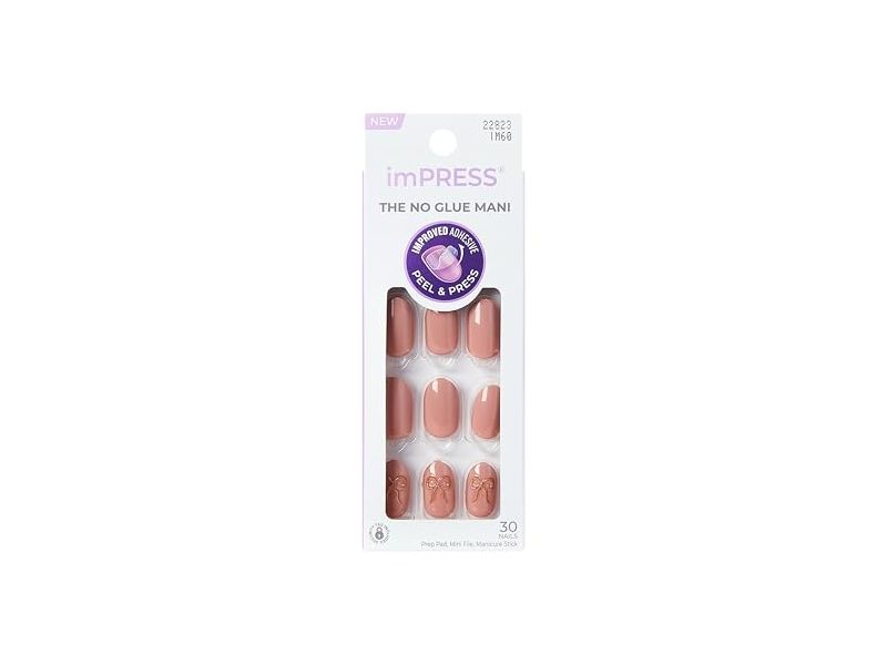Impress The No Glue Mani Nails, Close To You, 30 Count