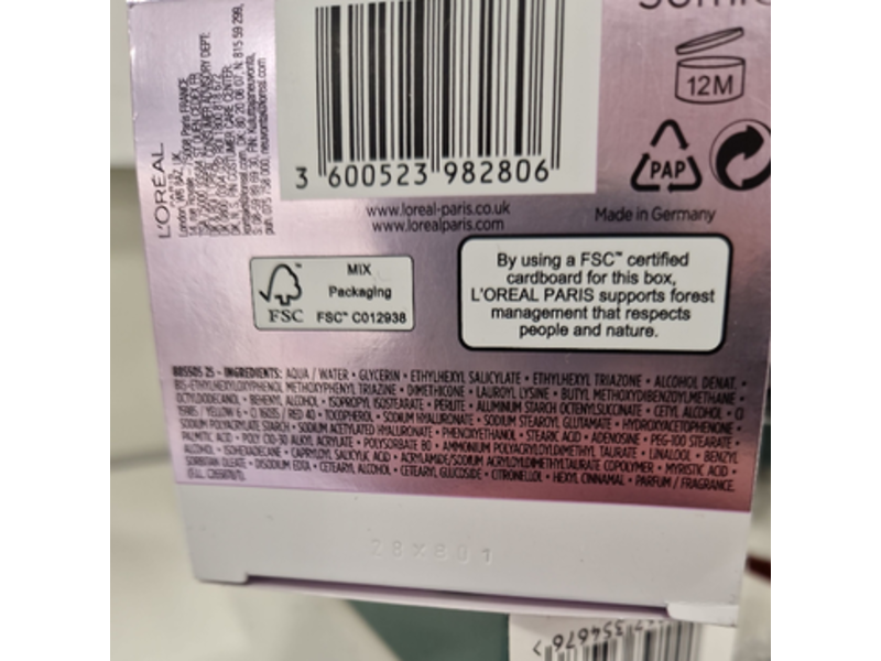 L'Oreal Paris Revitalift Deep Replumping Anti-Ageing Face Cream, SPF 50, 50 mL