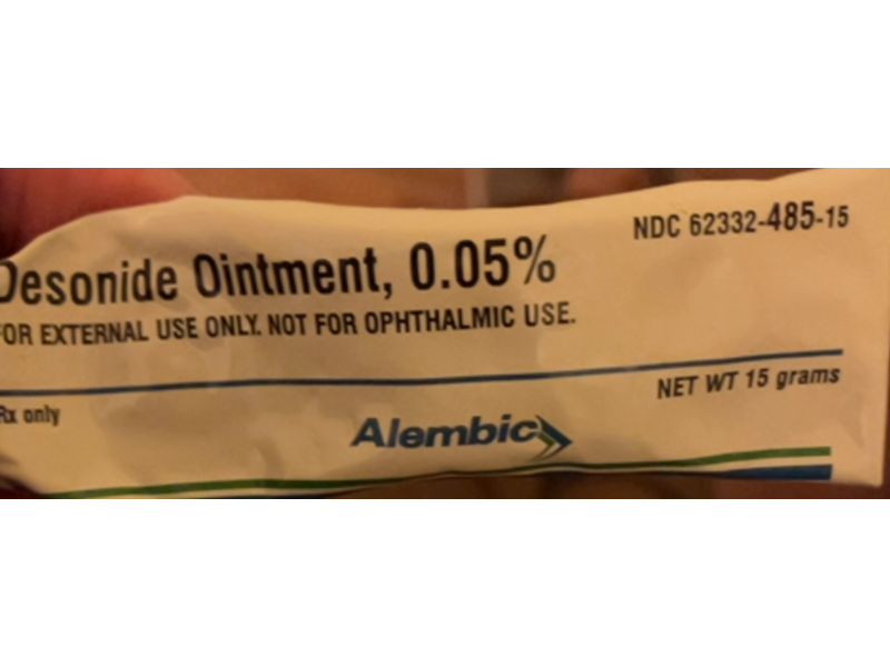 Desonide Ointment, 0.05 %, 15 g, Alembic (Rx)