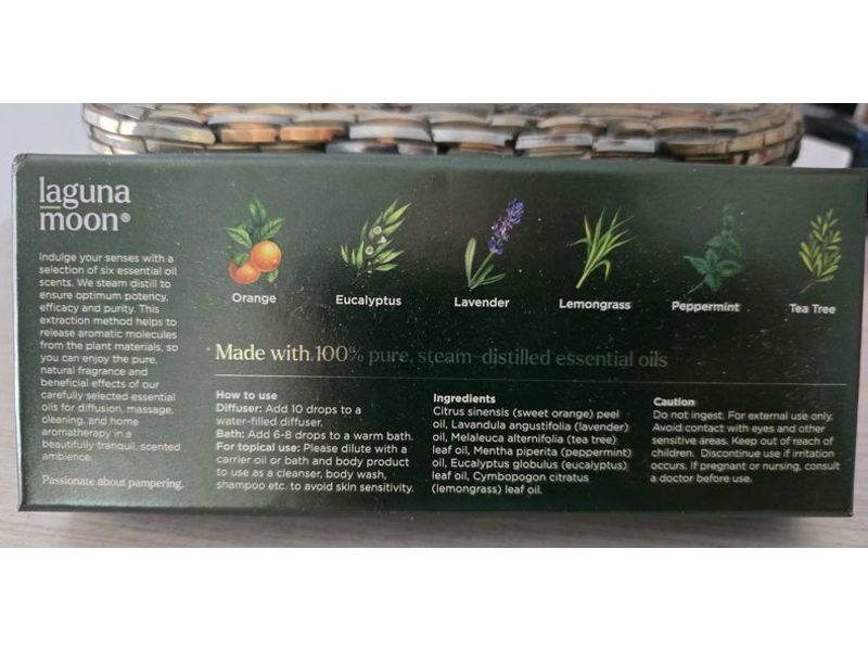 Laguna Moon Essential Oil Gift Set, 6 Count