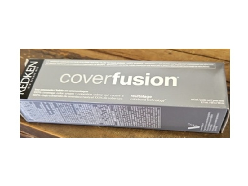 Redken Cover Fusion Low Ammonia Color Creme, 7NN Natural, 2.1 oz/60 mL