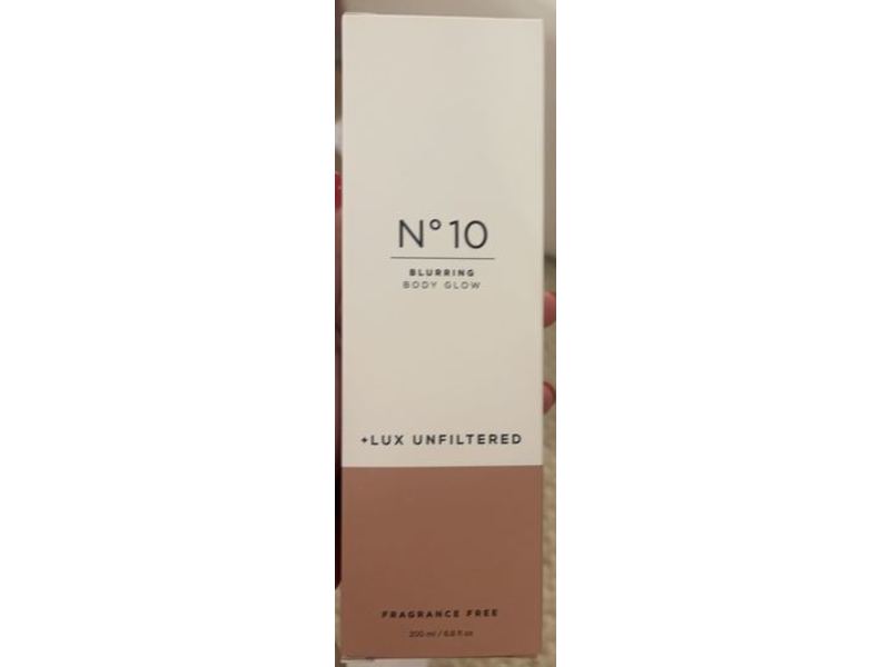 +Lux Unfiltered N°10 Blurring Body Glow, 6.8 fl oz/200 mL