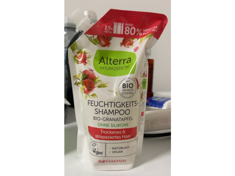 Rossmann Moisturizing Shampoo, Organic Pomegranate, 500 mL