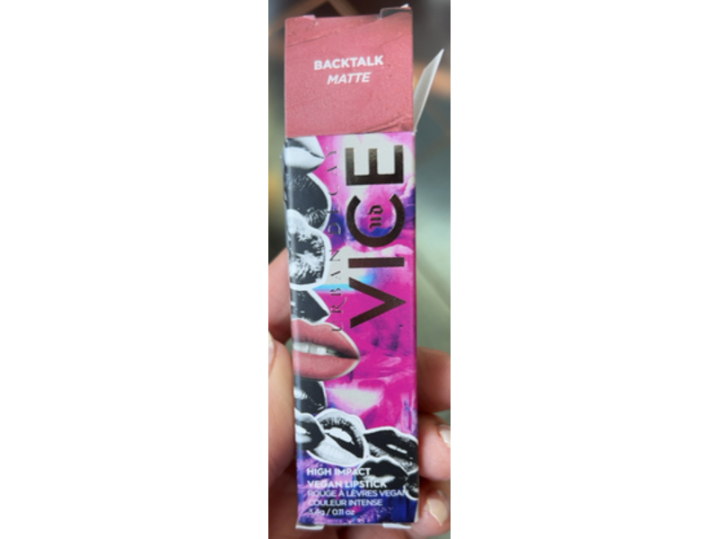 Urban Decay Vice Lipstick, Black Talk, 0.11 fl oz/3.4 g