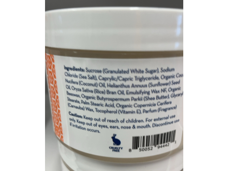 Naples Soap Company Pura Vida Body Scrub, Luxe Sugar & Salt, 9 oz/255 g