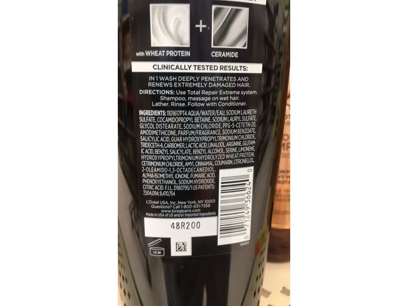 L'Oréal Paris Hair Expert Total Repair Extreme Renewing Shampoo, 20 fl. oz.