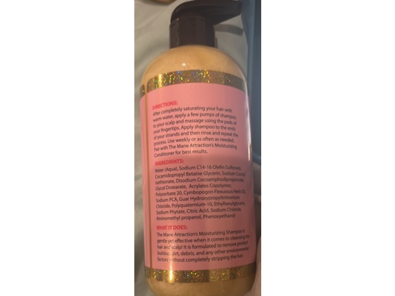 The Mane Attraction Moisturizing Shampoo, 12 oz/355 mL