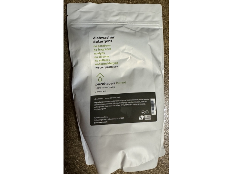 PureHaven Home Dishwasher Detergent, 2 lb