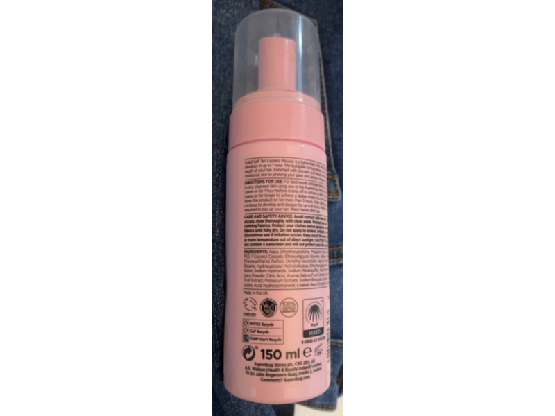 Solait By Superdrug Self Tan Express Mousse, Dark, 150 mL