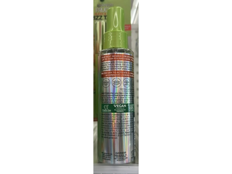 Garnier Fructis Diamond Sleek Shine-Coat Smoothing Spray, 4.6 fl oz/137 mL