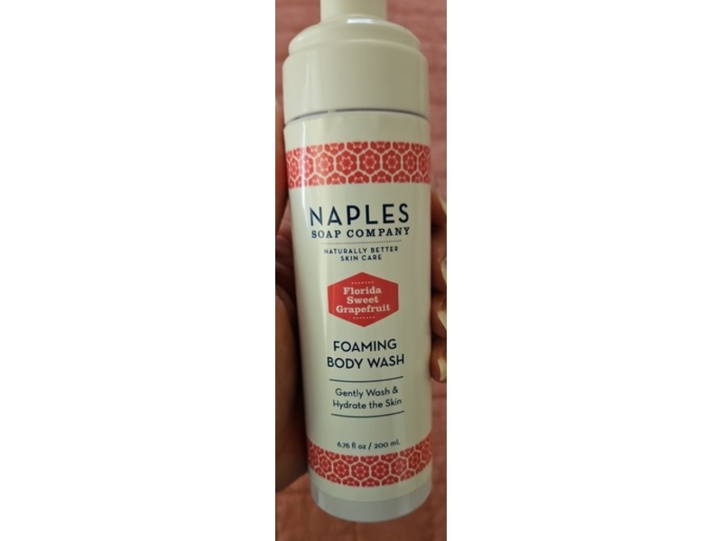 Naples Soap Company Foaming Body Wash, Florida Sweet Grapefruit, 6.76 fl oz/200 mL