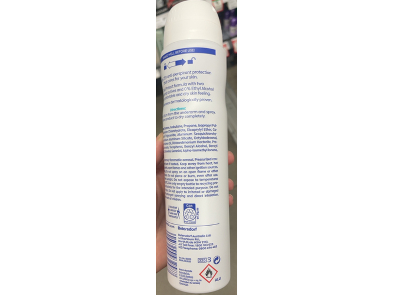 Nivea Intense Protection 72h Deodorant, Fresh, 250 mL