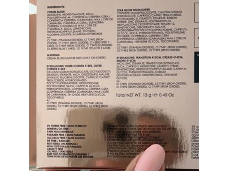 Natasha Denona Glam Face Palette Eye & Cheek, Light, 13 g