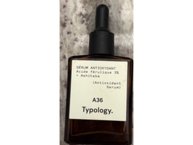 Typology Antioxidant Serum, A36 3% Ferulic Acid + Ashitaba, 30 mL