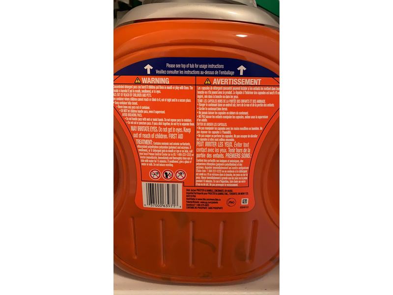 Tide+ Ultra Oxi Built-In Pre-Treaters Laundry Detergent Pods, 108 oz