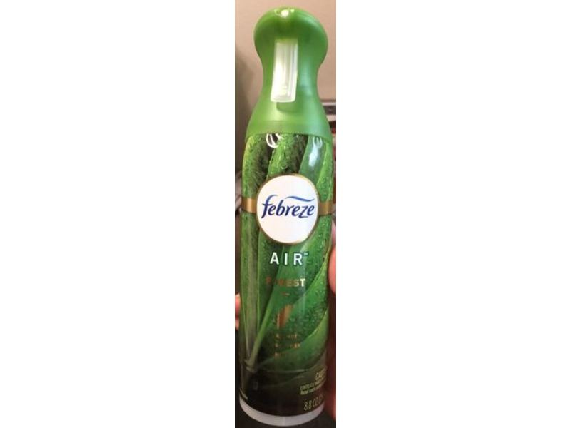 Febreze Air Forest Air Refresher, Bergamot, Aloe Flower, Musk, 8.8 oz, Pack Of 6