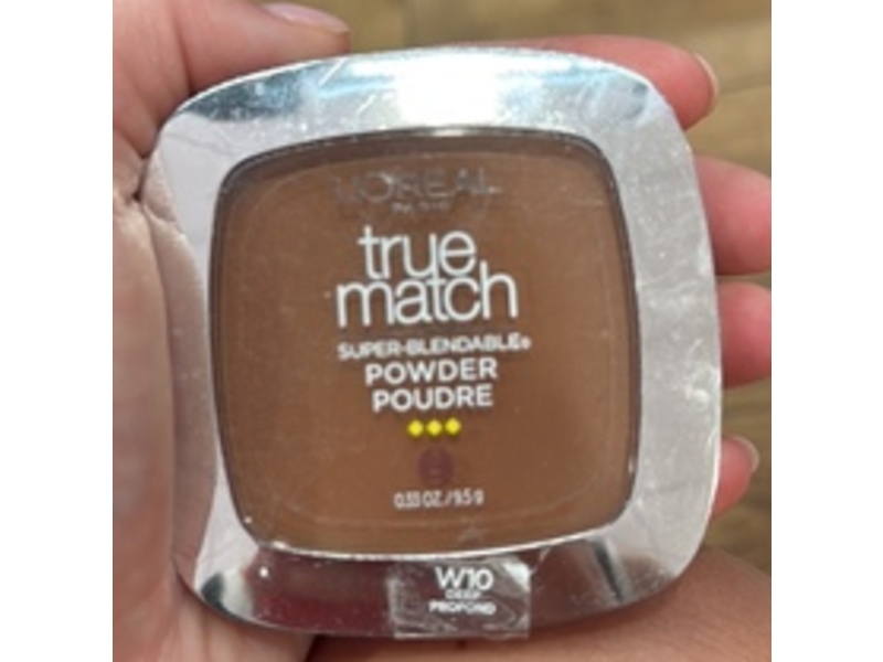 L'Oreal Paris True Match Super Blendable Powder, W10 Deep, 0.33 oz/9.5 g