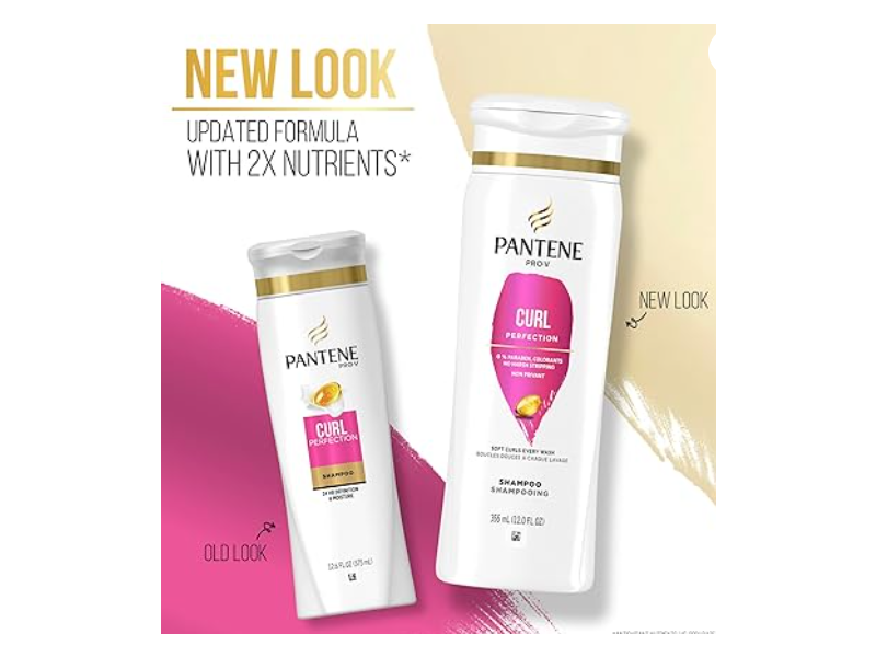 Pantene Pro V Curl Perfection Shampoo , 12 fl oz/355 mL