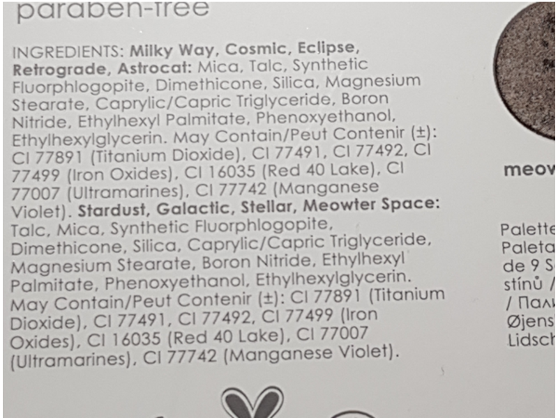 Winky Lux Galaxy Kitten Eyeshadow Palette, 0.475 oz