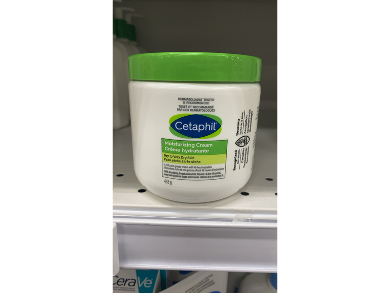 Cetaphil Moisturizing Cream, Very Dry To dry, Sensitive Skin, 16 oz/453 g