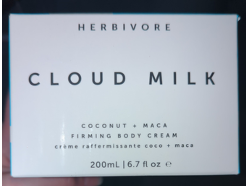 Herbivore Cloud Milk Coconut + Maca Firming Body Cream, 6.7 fl oz/200 mL